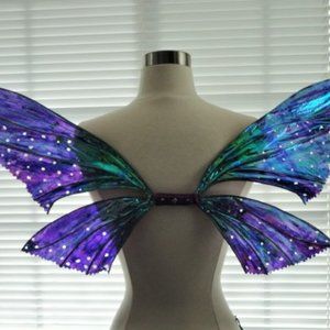 Fairy Wings-Purple Adult size (Ready to Ship) Size: 30 1/2" wing span X 19" tall